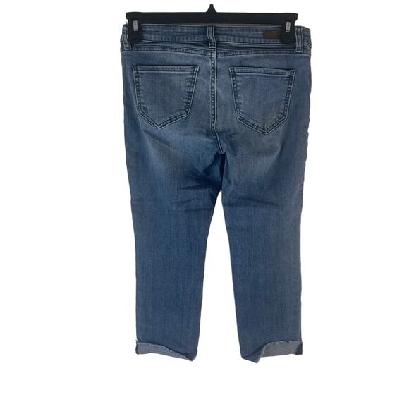 Kut From Kloth Women's Size 4p Medium Wash Mid Rise Capri Jeans - Picture 3 of 10